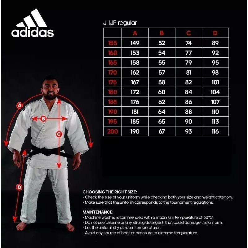 adidas Champion III IJF Judo Trousers Red Label Heavyweight Gi Pants - Image 5
