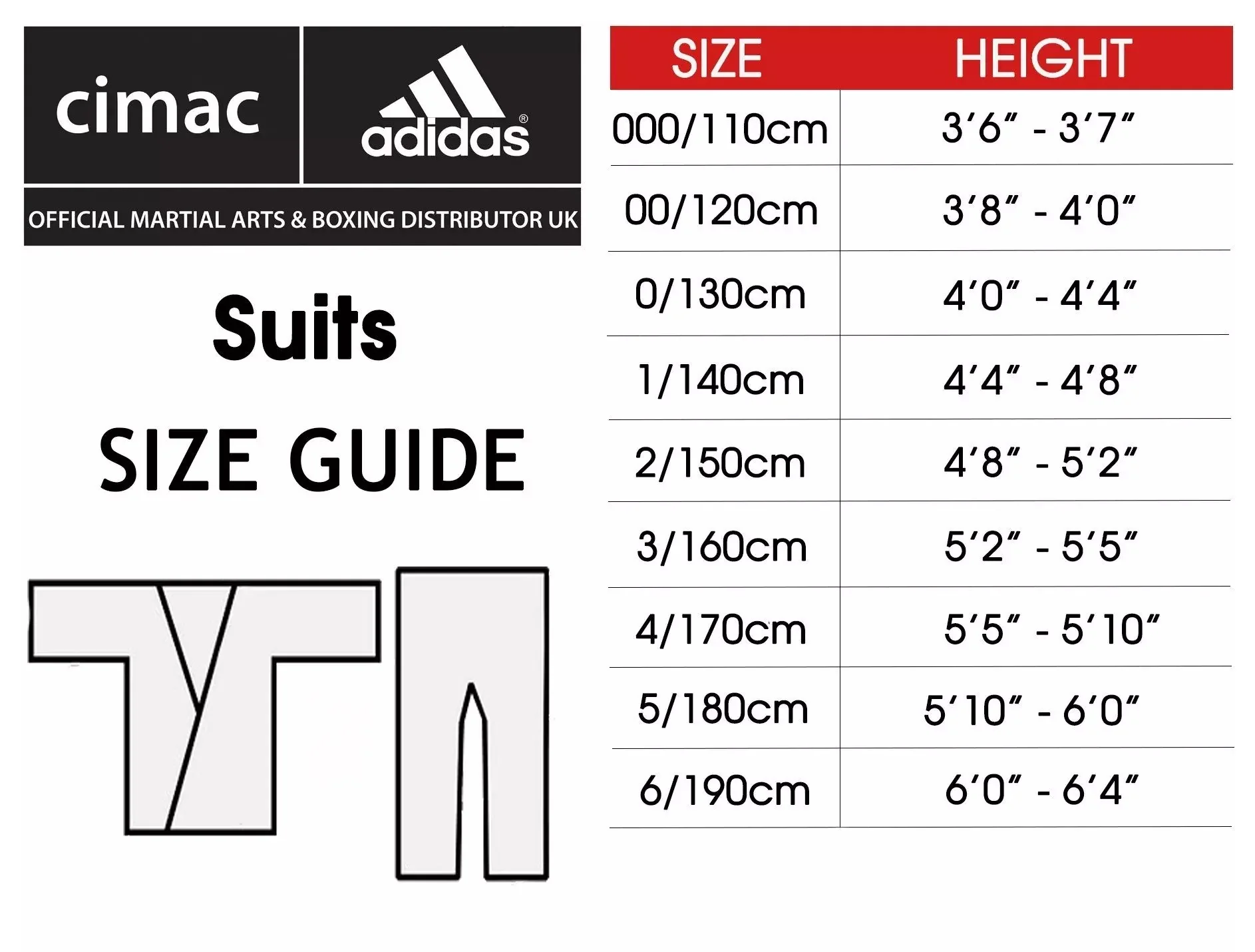 adidas Karate Gi Adistart Uniform Adults Kids White Belt - Image 8